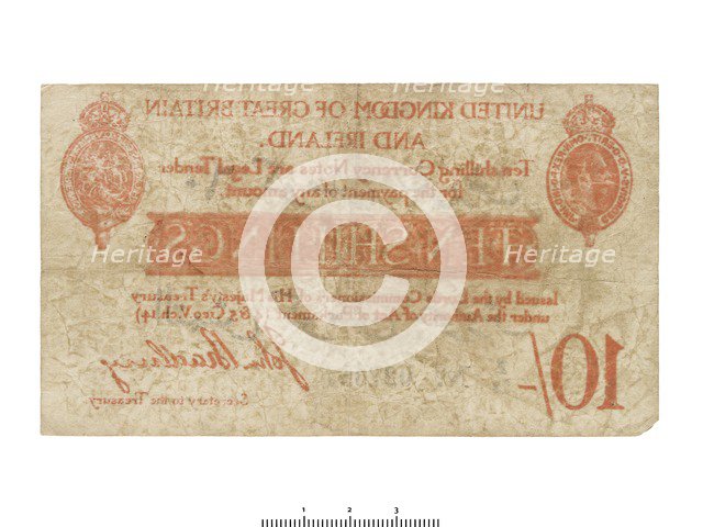 Bank Note of the United Kingdom, 1915. Artist: HM Treasury.