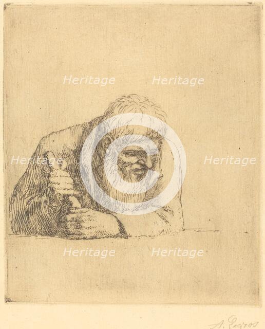 Curious Man (Un curieux). Creator: Alphonse Legros.
