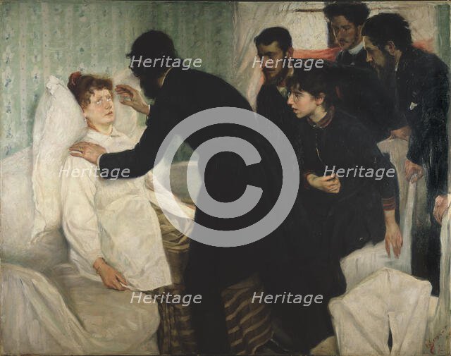 Hypnotic Séance, 1887. Creator: Sven Richard Bergh.