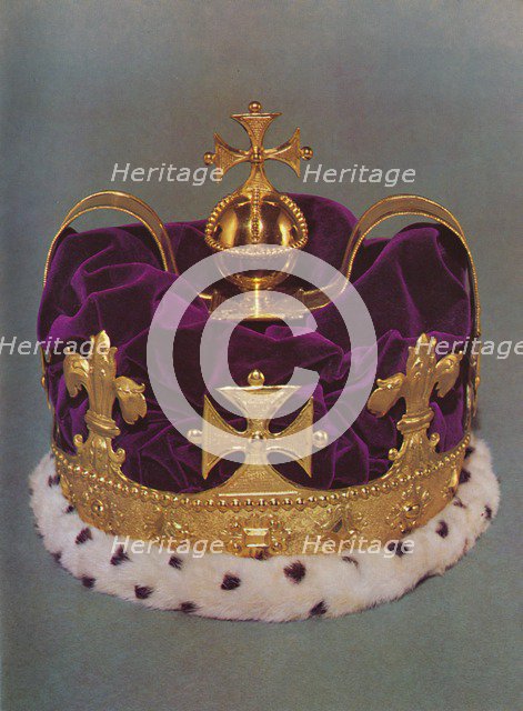 'The crown made for the Prince of Wales in 1729', 1953. Artist: Unknown.