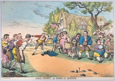 Rural Sports or Game at Quoits, October 30, 1811., October 30, 1811. Creator: Thomas Rowlandson.