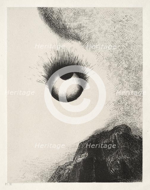 The Temptation of Saint Anthony (First Series): Everywhere Eyeballs are Aflame, 1888. Creator: Odilon Redon (French, 1840-1916); Becquet (French); Edmond Deman.
