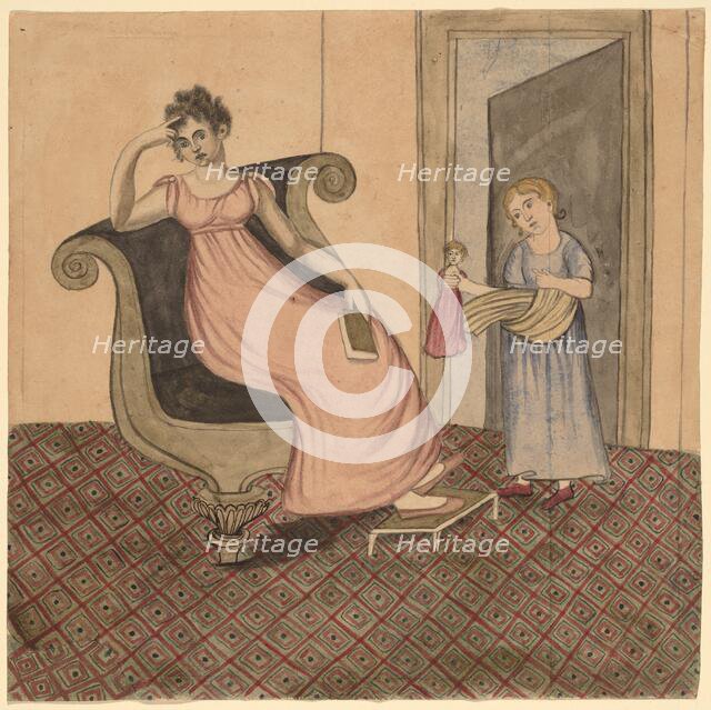 Mother and Child, c. 1815. Creator: Eunice Pinney.