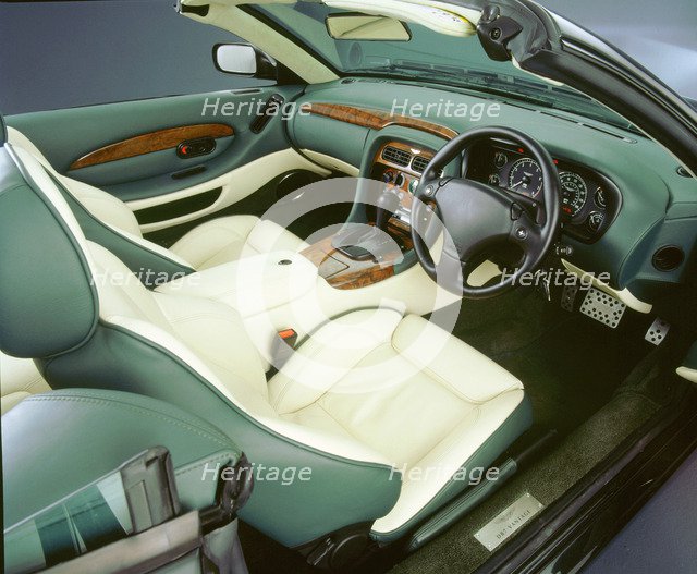 2001 Aston Martin DB7 Vantage V12 interior. Artist: Unknown.