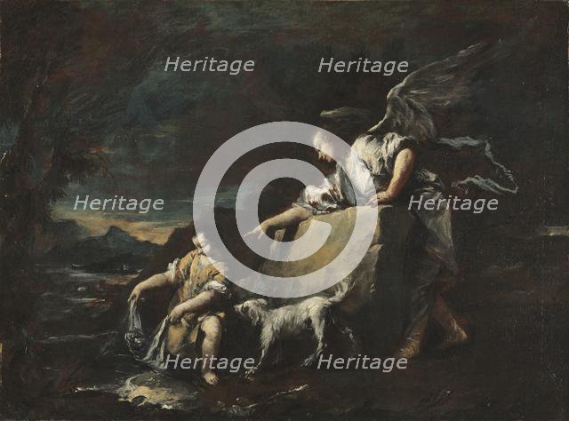 Tobias and the Angel, 1750s. Creator: Francesco Guardi (Italian, 1712-1793).