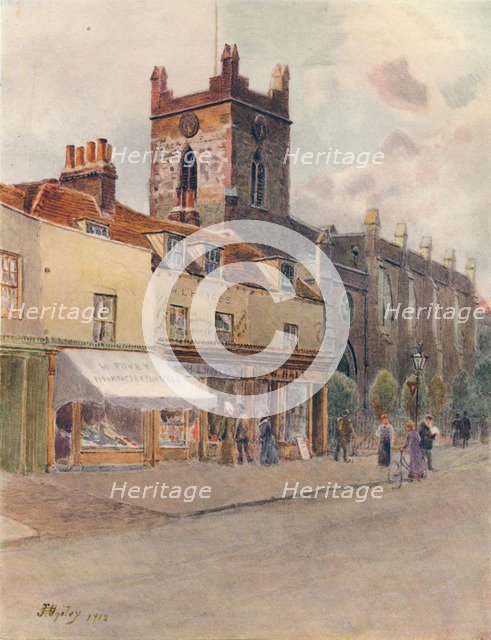 'Chertsey Church', 1912, (1914). Artist: James S Ogilvy.
