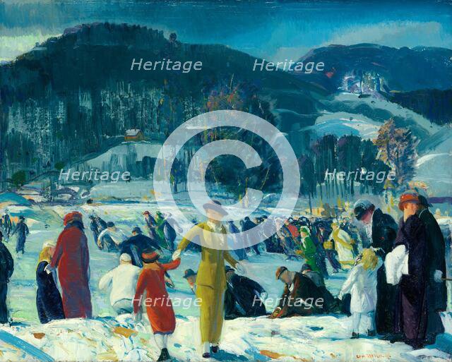 Love of Winter, 1914. Creator: George Wesley Bellows.