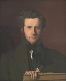 Portrait of the Decorative Artist G.C. Hilker, 1835-1838. Creator: Christen Købke.