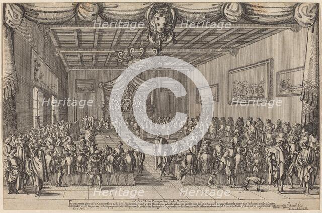 The Banquet of the Piacevoli, 1627. Creator: Stefano della Bella.