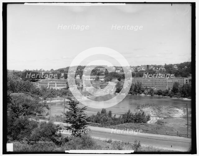 Winooski, Vermont, showing American Woolen Mills, c1907. Creator: Unknown.