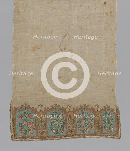 Towel or Napkin, Turkey, 18th century. Creator: Unknown.