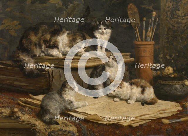 The Busybody, 1911. Creator: Charles Van den Eycken.