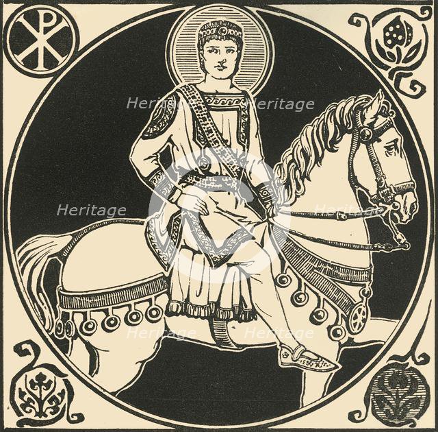 'The Emperor Justinian', 1924. Creator: Herbert Norris.