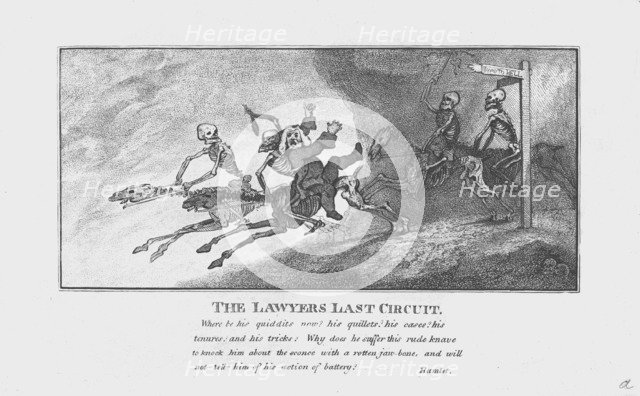 'The Lawyers Last Circuit.', c1800. Artist: Unknown.