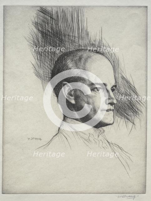 John Galsworthy, 1920. Creator: William Strang (British, 1859-1921).