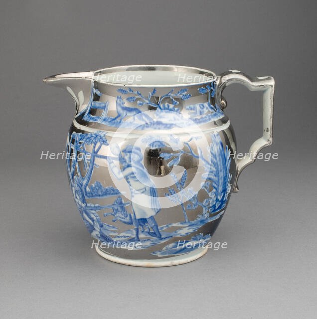 Pitcher, Staffordshire, 1810/20. Creator: Staffordshire Potteries.