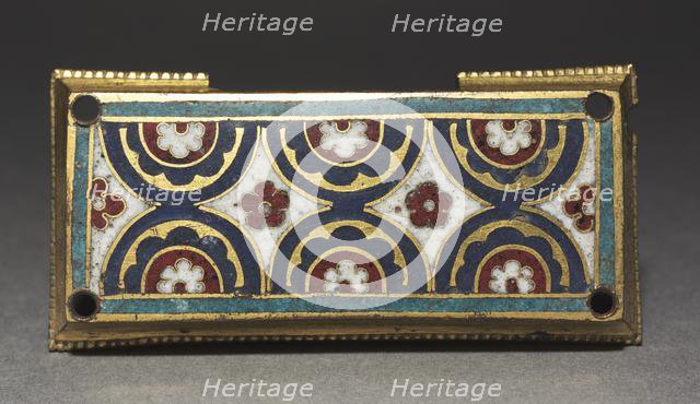 Plaque, probably from a Reliquary Shrine, c. 1180-1190. Creator: Unknown.