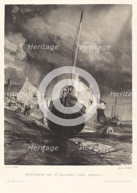 Souvenir de St. Valéry sur Somme, 1833. Creator: Eugene Isabey.