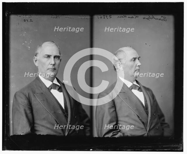 Franklin Landers of Indiana, between 1865 and 1880. Creator: Unknown.