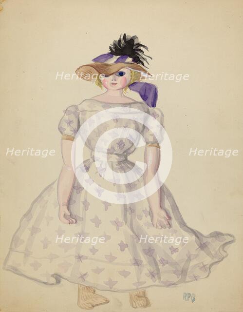 Doll, 1935/1942. Creator: Unknown.