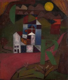 Villa R. House at the roadside, 1919. Creator: Klee, Paul (1879-1940).