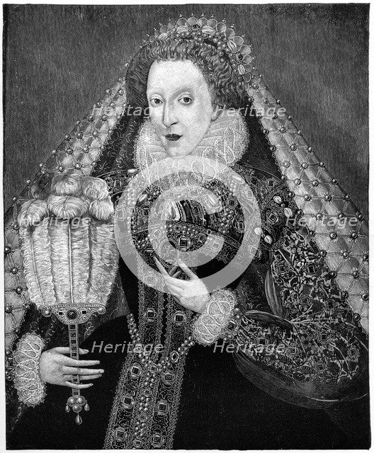 Queen Elizabeth I, c1580, (1910). Artist: Unknown