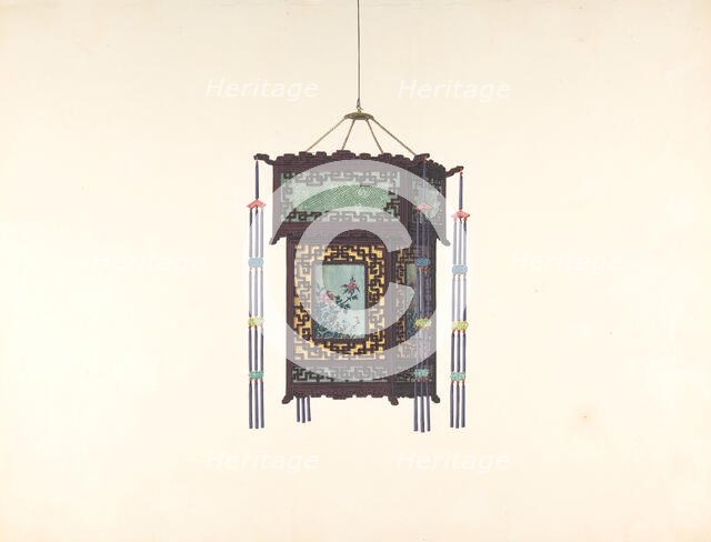 Hanging Lantern, 19th century. Creator: Anon.