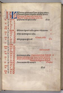 Missale: Fol. 4r: March Calendar Page, 1469. Creator: Bartolommeo Caporali (Italian, c. 1420-1503).