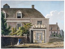 View of the Coade Stone Factory in Narrow Wall, Lambeth, London, 1801. Artist: Charles Tomkins