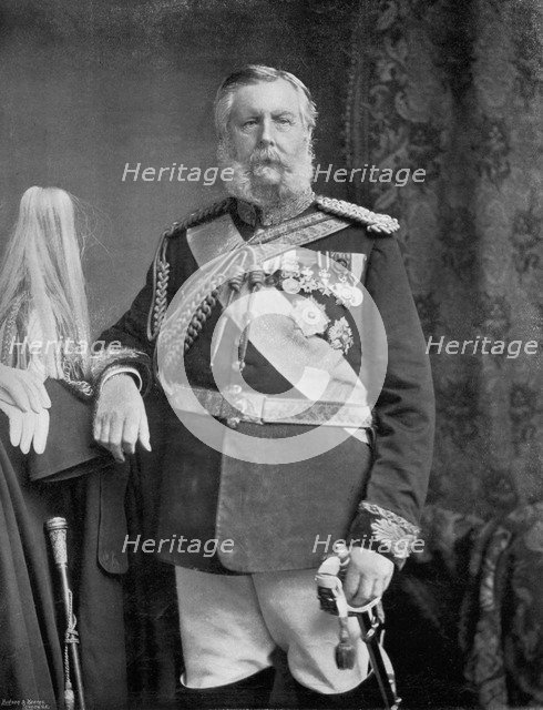 General Prince Edward of Saxe-Weimar, 1896. Artist: Elliott & Fry