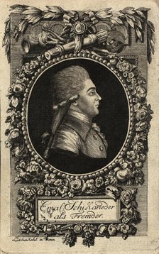 Portrait of Emanuel Schikaneder (1751-1812), 1788. Creator: Loeschenkohl, Johann Hieronymus (1753-1807).