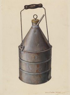 Oil Can, c. 1939. Creator: Leslie Macklem.