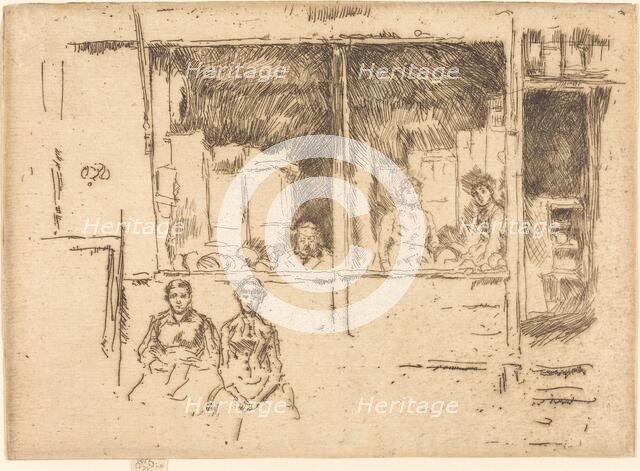 Melon-Shop, Hounsditch, c. 1886/1888. Creator: James Abbott McNeill Whistler.