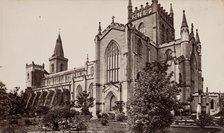 Dunfermline Abbey from the south-easty, between 1870 and 1880. Creator: George Washington Wilson.