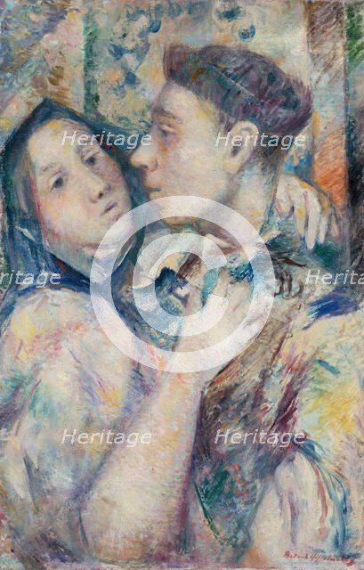 Lovers, 1936-1937. Creator: Bedrich Hoffstädter.