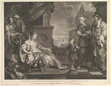 Moses Brought to Pharaoh's Daughter, February 5, 1752. Creator: William Hogarth.