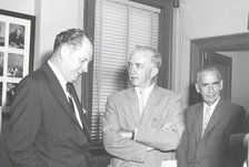 Final meeting of National Advisory Committee for Aeronautics, USA, August 21, 1958. Creator: NASA.
