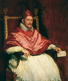 Portrait of Pope Innocent X (1574-1655), 1650. Creator: Velàzquez, Diego (1599-1660).