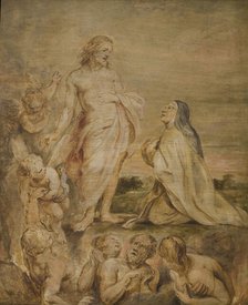 The Vision of Saint Teresa of Avila, c. 1635. Creator: Rubens, Pieter Paul (1577-1640).