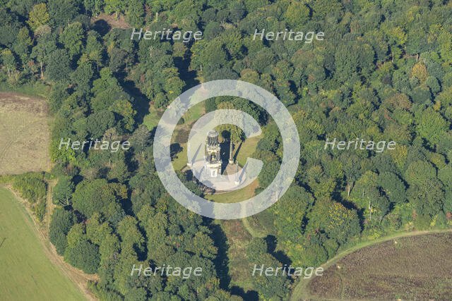 Rockingham Mausoleum, a cenotaph in Wentworth Park, Rotherham, 2024. Creator: Robyn Andrews.