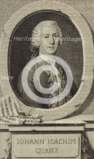 Portrait of Johann Joachim Quantz (1697-1773), 1767.
