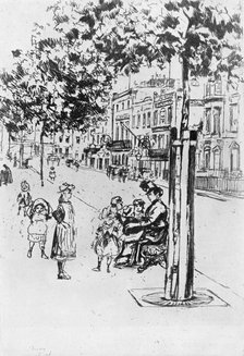 'Chelsea Children', 1913.Artist: Theodore Roussel