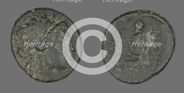 Coin Depicting the God Apollo, 2nd-1st century BCE. Creator: Unknown.