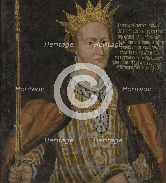 Margareta, 1353-1412, Queen of Denmark, Norway and Sweden, c14th century. Creator: Anon.