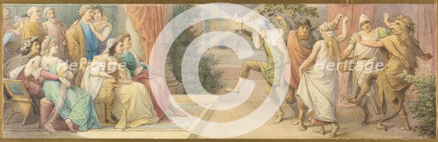 The ruling couple Theseus and Hippolyta, the bridal couples Demetrius and Helena..., c1883. Creator: Leopold Bode.