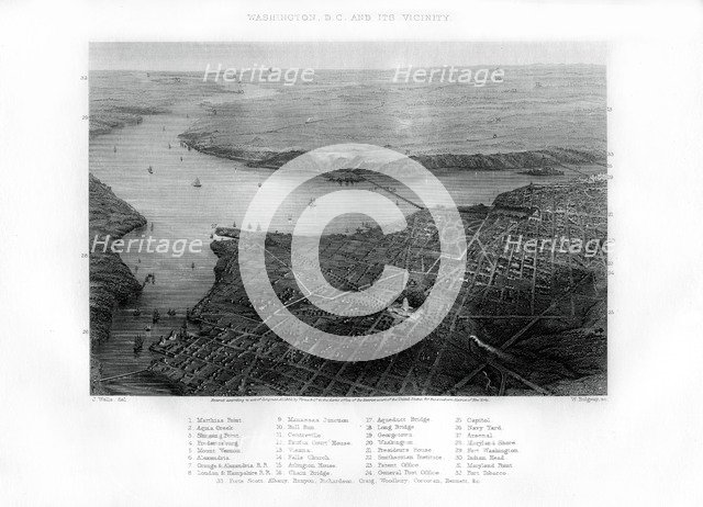 Washington, DC, 1862-1867.Artist: W Ridgway