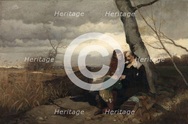 The Death of Corfitz Ulfeldt, 1873-1874. Creator: Eilif Peterssen.