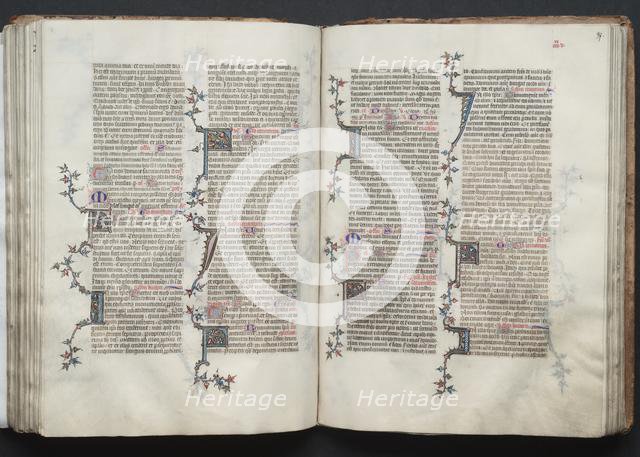 The Gotha Missal: Fol. 97r, Text, c. 1375. Creator: Master of the Boqueteaux (French); Workshop, and.