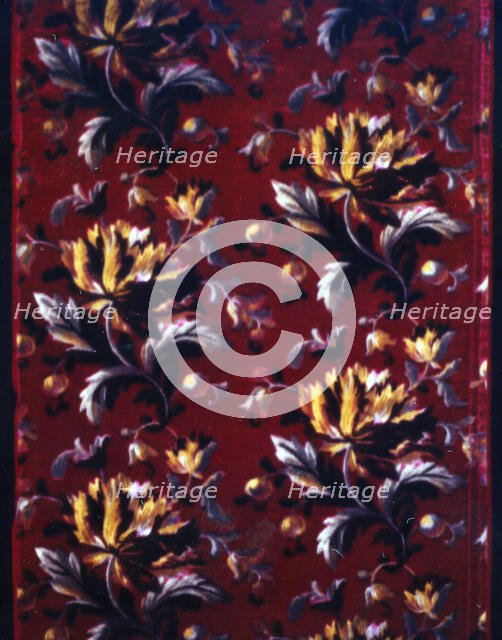 Panel (Dress Fabric), France, c. 1885. Creator: Unknown.