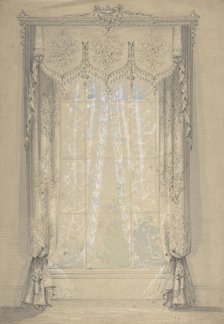 Design for Curtains, 1841-1917. Creator: Charles Hindley & Sons.